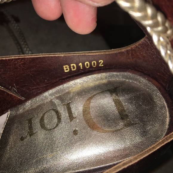 Authentic Christian Dior Wrap Sandals - Picture 2 of 3